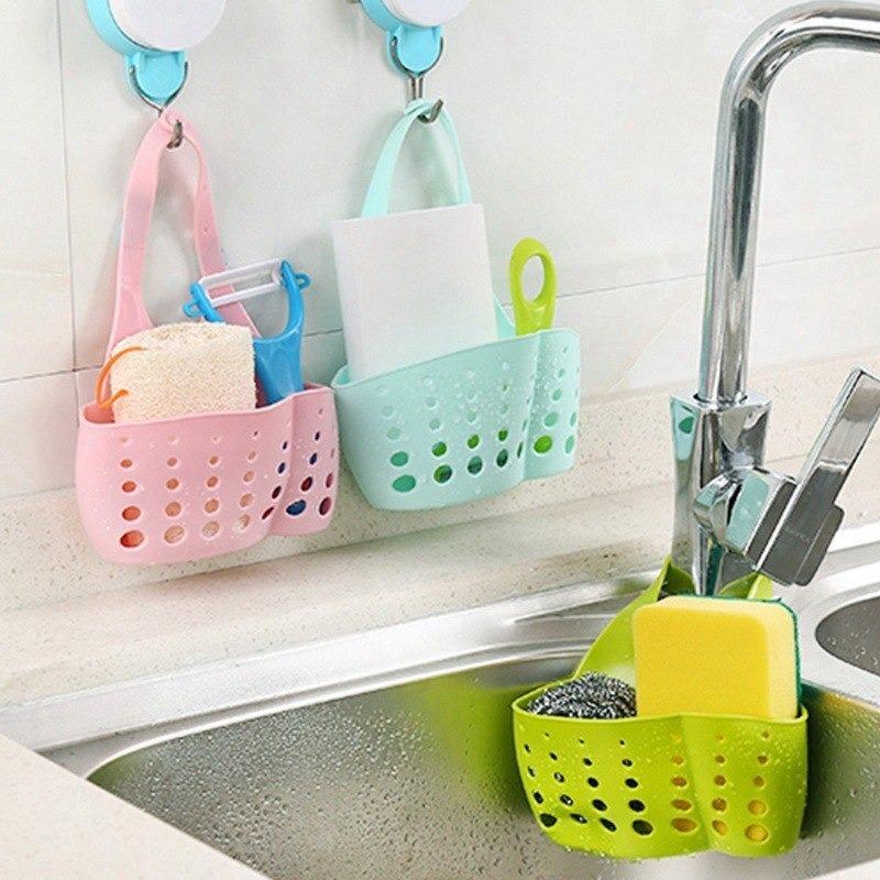 762 Adjustable Kitchen Bathroom Water Drainage Plastic Basketbag With Faucet Sink Caddy 762 Adjustable Kitchen Bathroom Water Drainage Plastic Basketbag With Faucet Sink Caddy